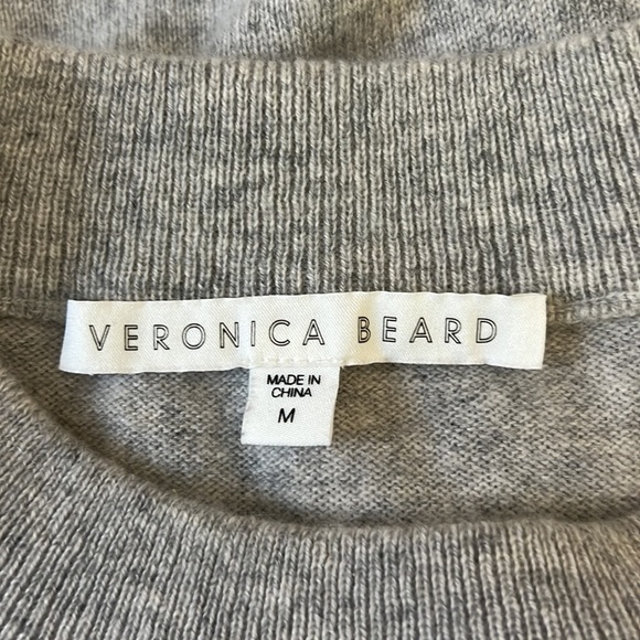 Veronica Beard Cashmere Cold Shoulder Sweater - sz M - Picture 5 of 6